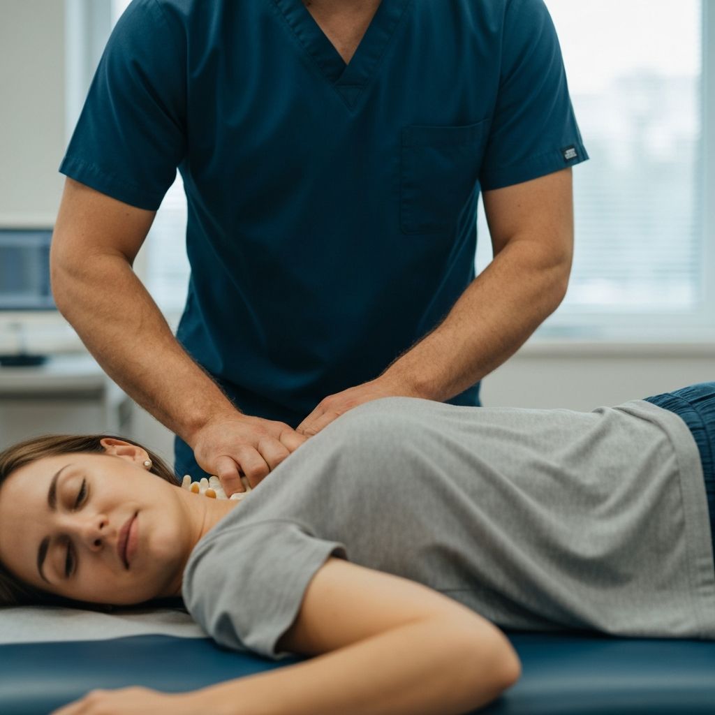Chiropractic treatment background